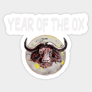 Chinese New Year of the Ox 2021 Sticker